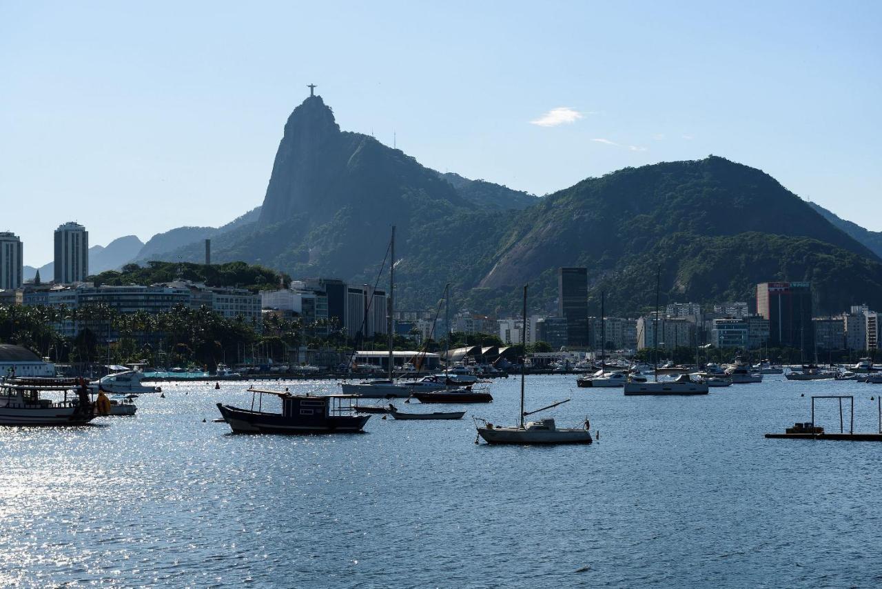 2 Quartos Na Urca Com Vista Para Baia De Guanabara A 700M Pao De Acucar Com Cozinha Completa E Wi-Fi - Bares, Restaurantes E Comercio Local A Poucos Metros Rio de Janeiro Exteriér fotografie