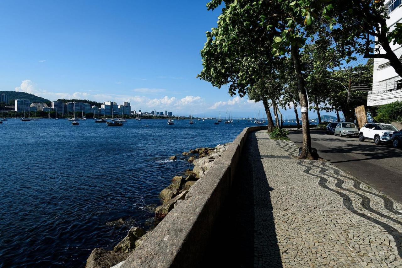 2 Quartos Na Urca Com Vista Para Baia De Guanabara A 700M Pao De Acucar Com Cozinha Completa E Wi-Fi - Bares, Restaurantes E Comercio Local A Poucos Metros Rio de Janeiro Exteriér fotografie
