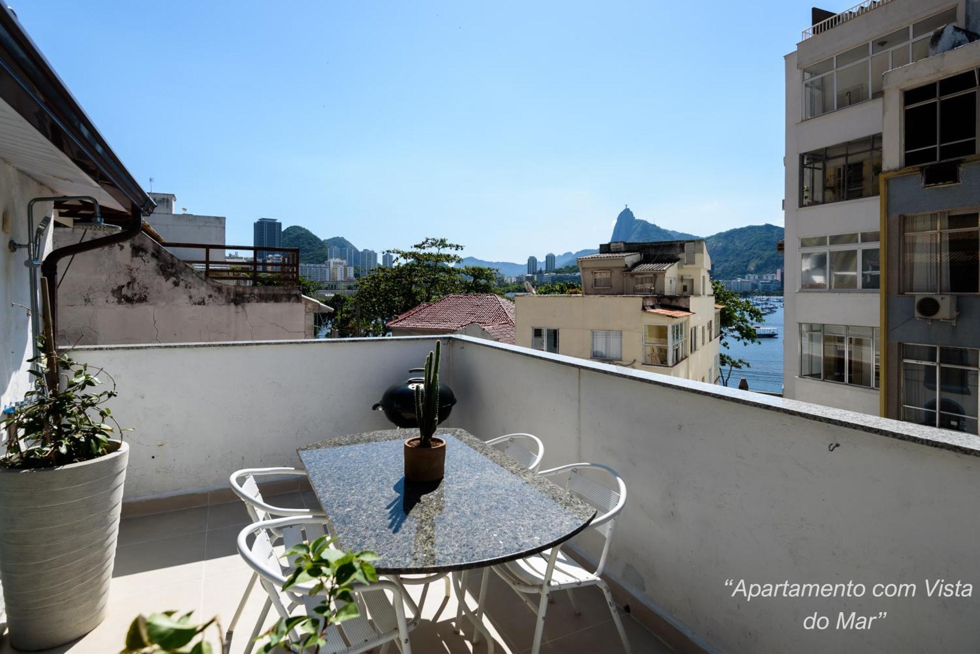 2 Quartos Na Urca Com Vista Para Baia De Guanabara A 700M Pao De Acucar Com Cozinha Completa E Wi-Fi - Bares, Restaurantes E Comercio Local A Poucos Metros Rio de Janeiro Exteriér fotografie
